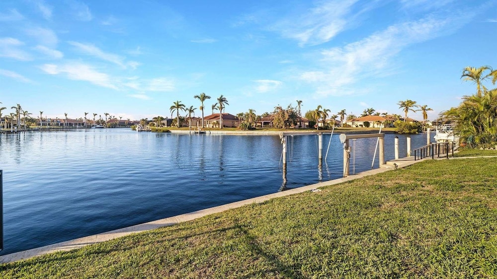 Punta Gorda Isles Vacation Home With Private Pool, Office, Canal W Dock 2 Bedroom Home