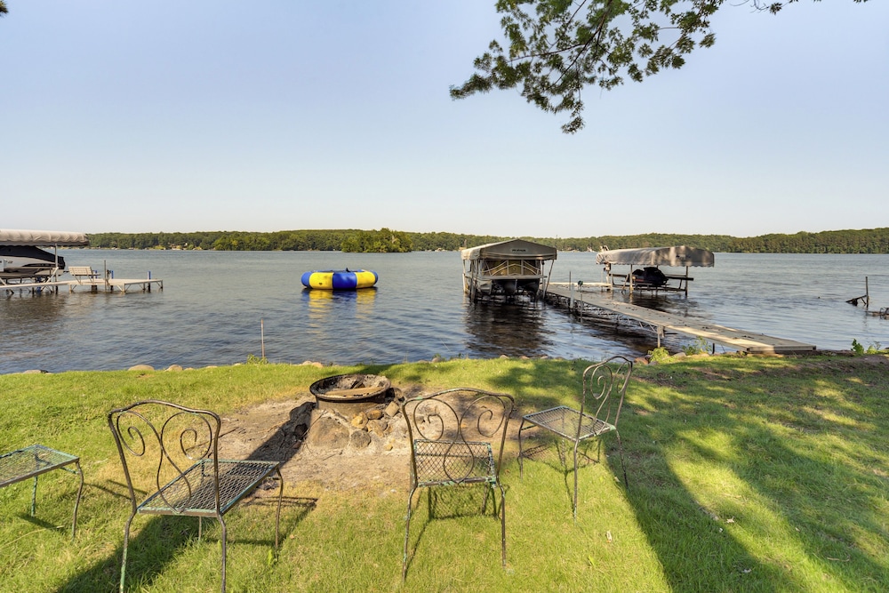 Lake Wapogasset Home w/ Dock: 7 Mi to Amery