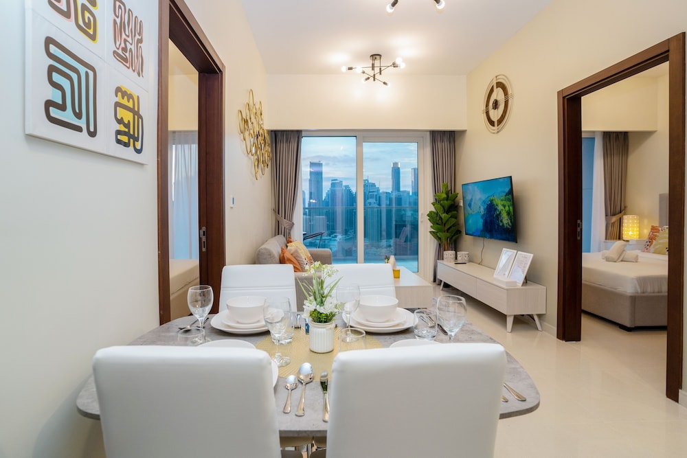 Tanin - Fabulous Apt With Burj Khalifa View From Balcony