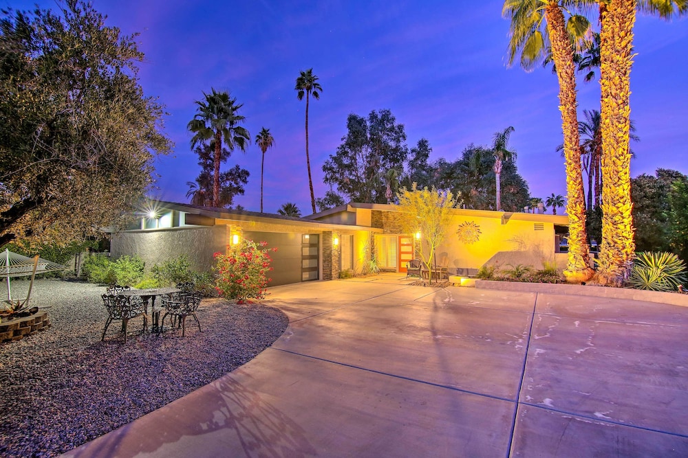 Palm Springs Oasis w/ Pool & Golf Course Views! view 5
