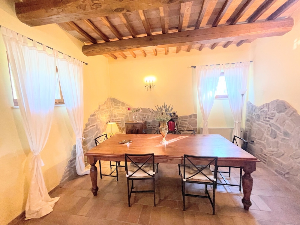 Detached Villa With Games Room, Pool, and Panoramic Views in San Damiano