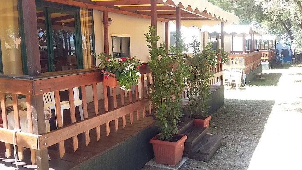 outdoor bbq area