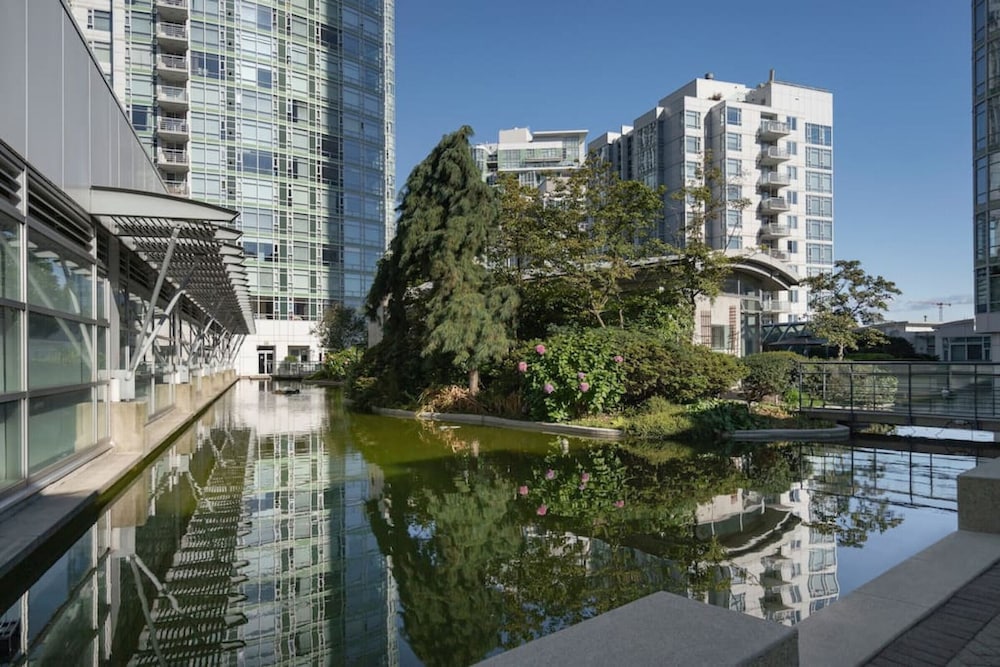 View of Water Pool Hot Tub Gym Steam Rm 2 Bdrm 2 Bath 24 Concierge Steps to Seawall