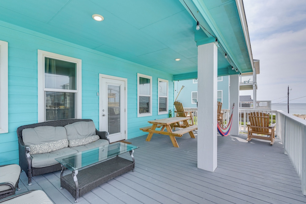 Furnished Deck + Ocean Views: Surfside Beach Home view 3