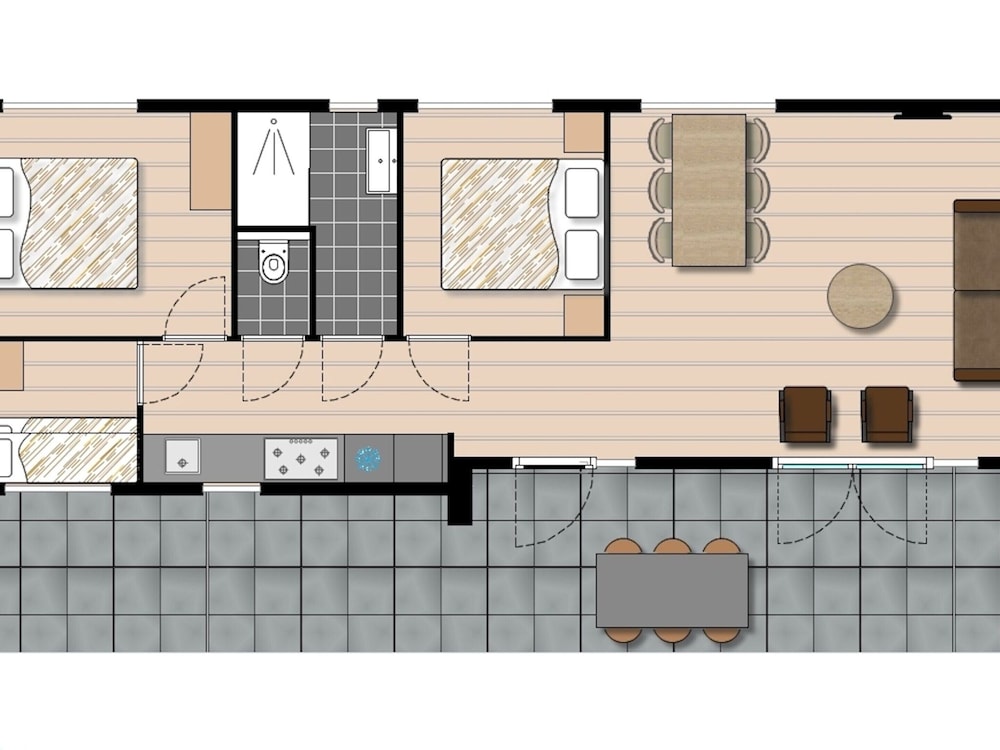 Modern Chalet With Dishwasher