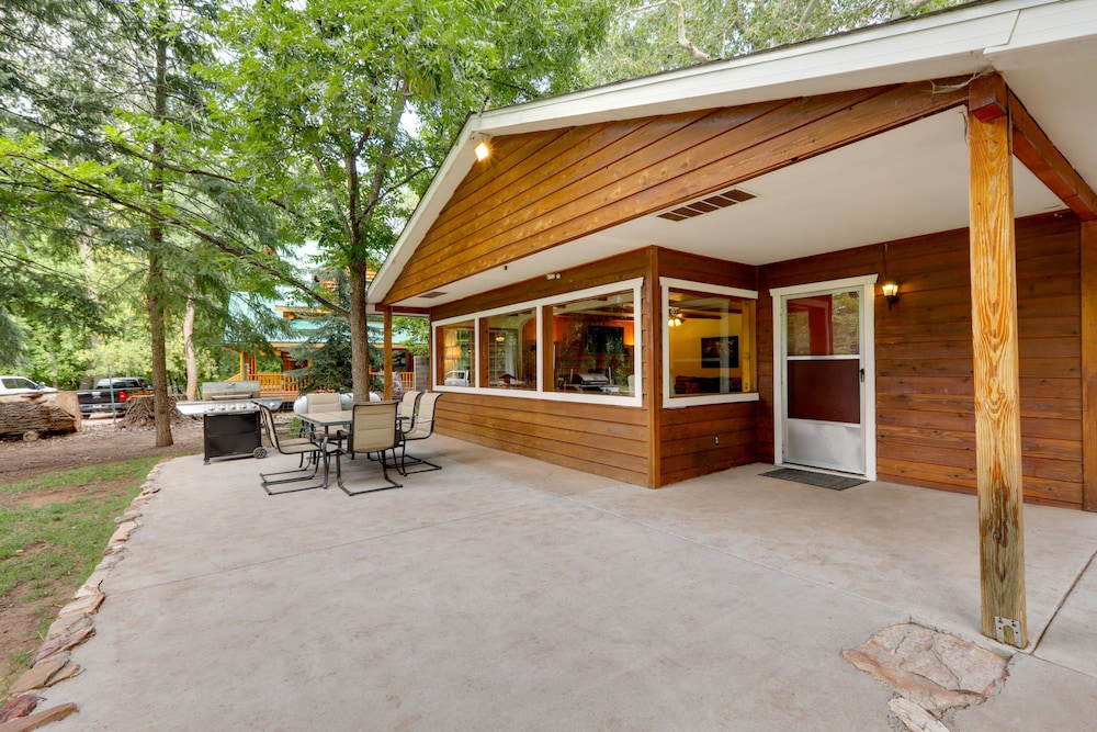 Rustic Pine Retreat w/ Fenced 1-acre Yard - Property Image 4