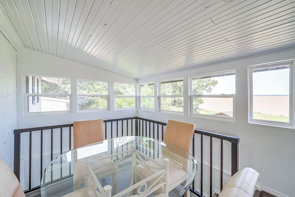 Waterfront Lake Eufaula Home: Dock & Beach Access!