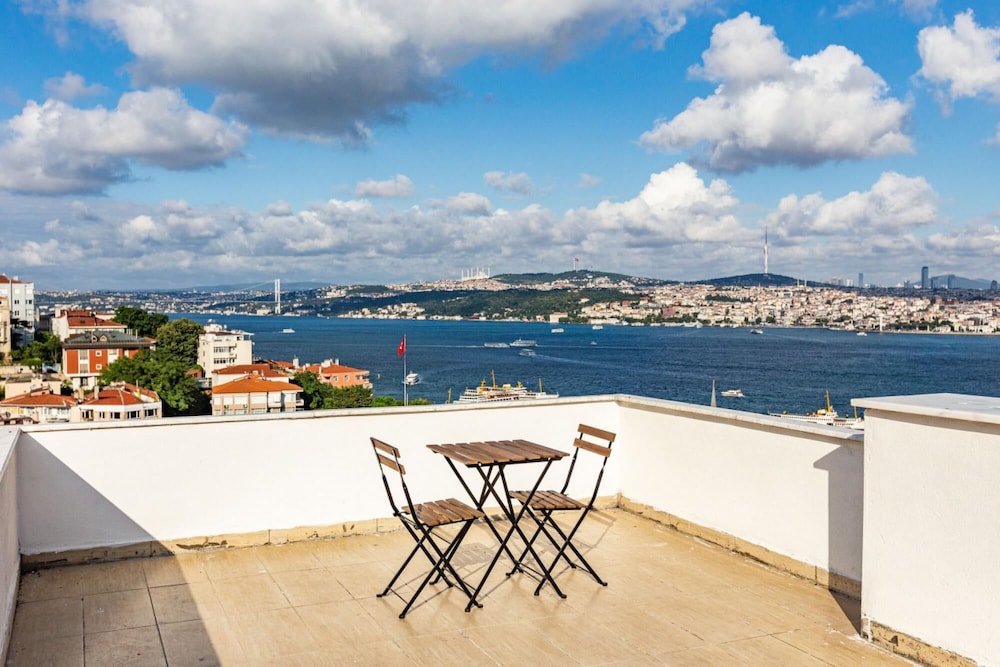 Central Apartment With Bosphorus View in Cihangir