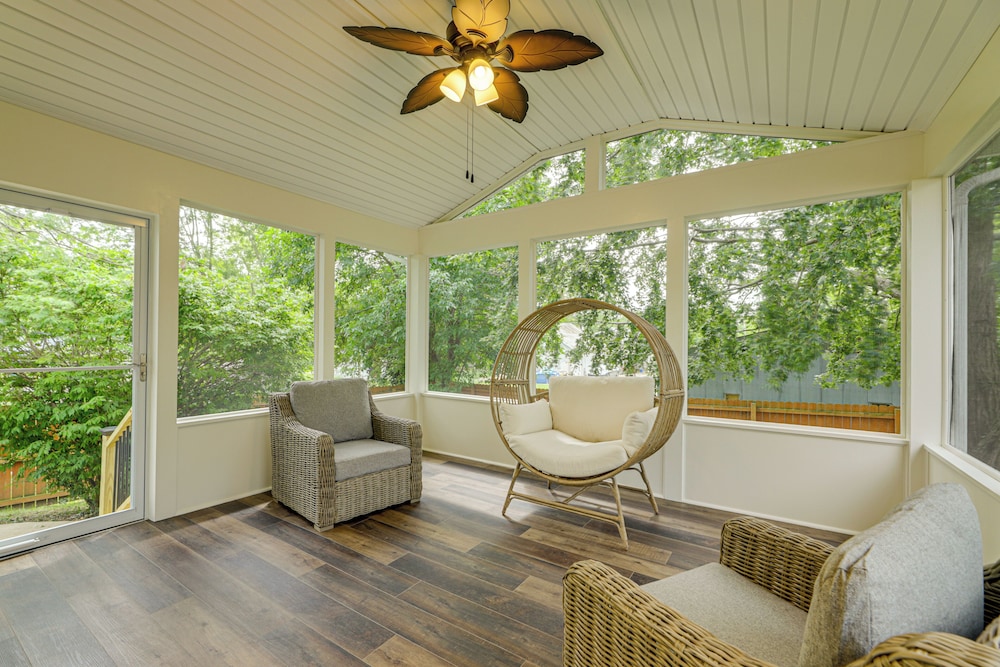 Modern Comfort Near Columbus: Home w/ Yard & Porch