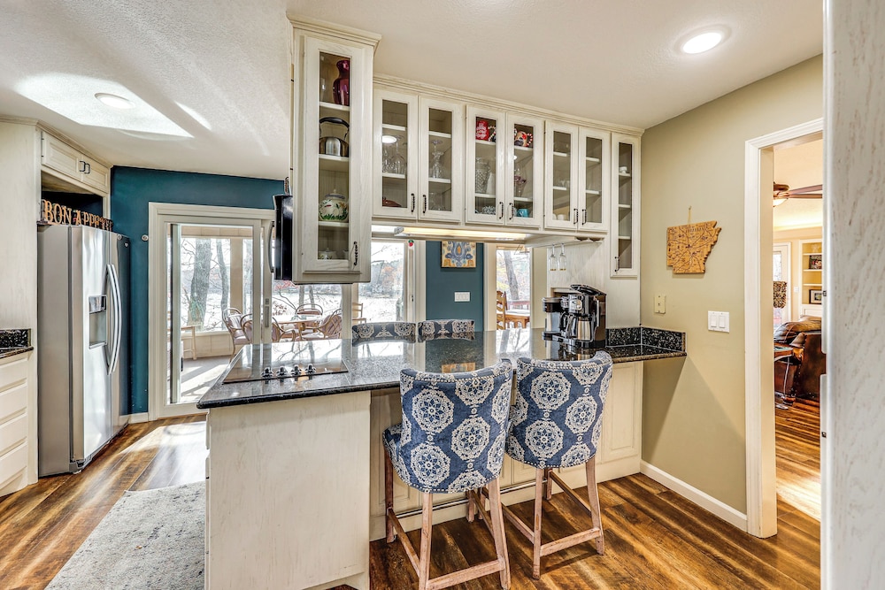 Lakefront Hot Springs Village Home w/ Private Dock