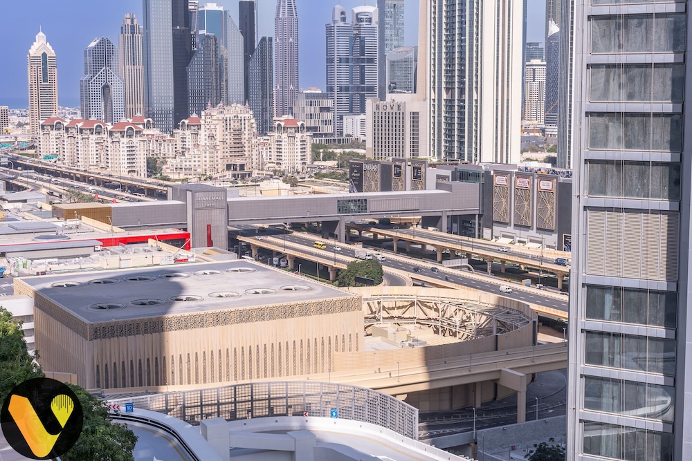 Damac Mall Street near Burj Khalifa