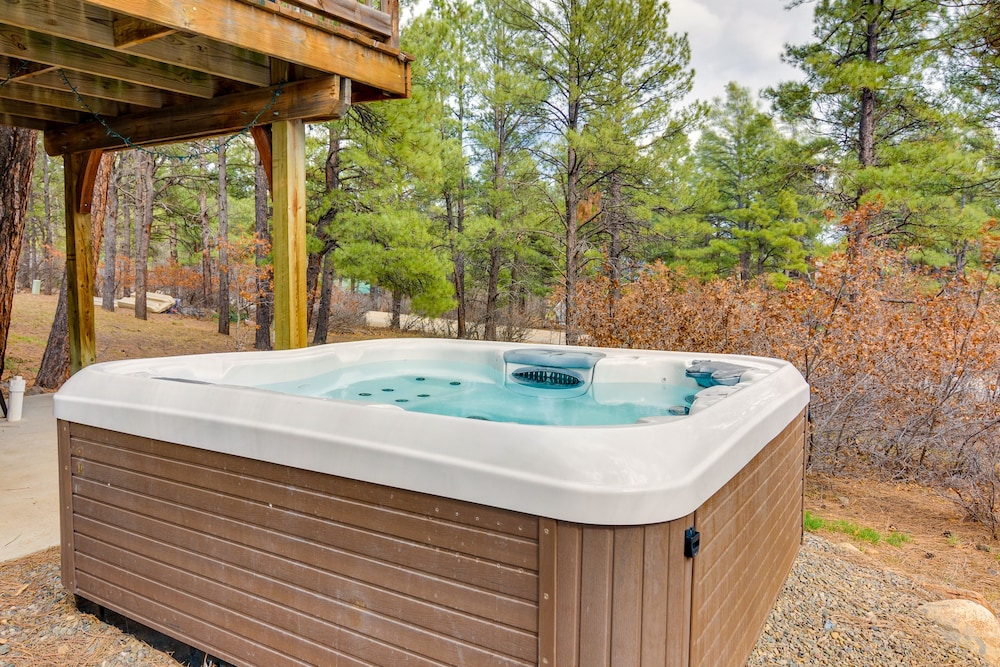 Rustic Pagosa Springs Cabin w/ Hot Tub + Game Room view 2