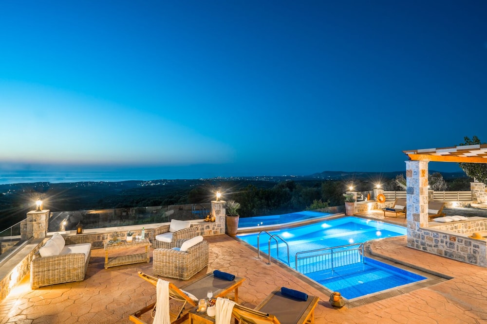 Family Kantifes Villa w Private Pool sea View view 5
