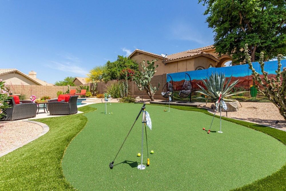 Tatum Ranch Retreat Htd Pool Games Putt Grn