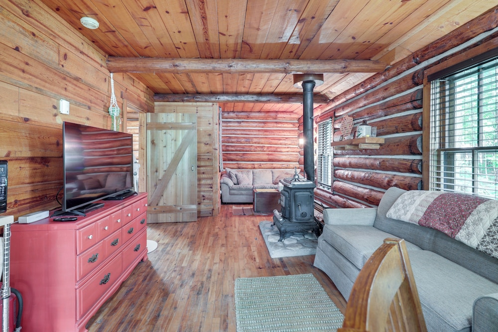 Pier & Lake-view Patio: Wisconsin Northwoods Cabin