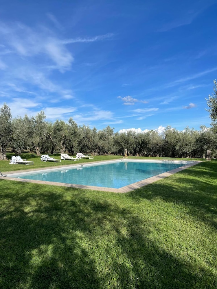 New Estate of Joy a Magnificent Historic Villa Near Rome on Glorious Ground Pool and Olives Galore