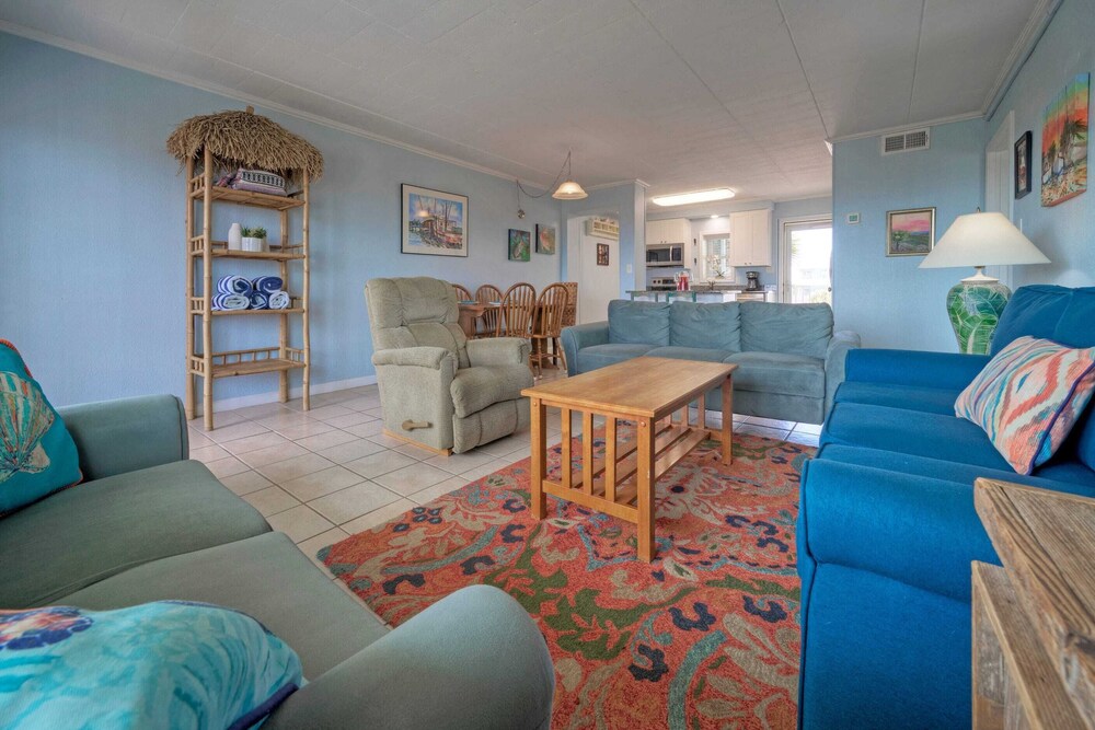 Beachfront Condo w/ Ocean View, 2 Pools, Boardwalk to the Beach Island Getaway
