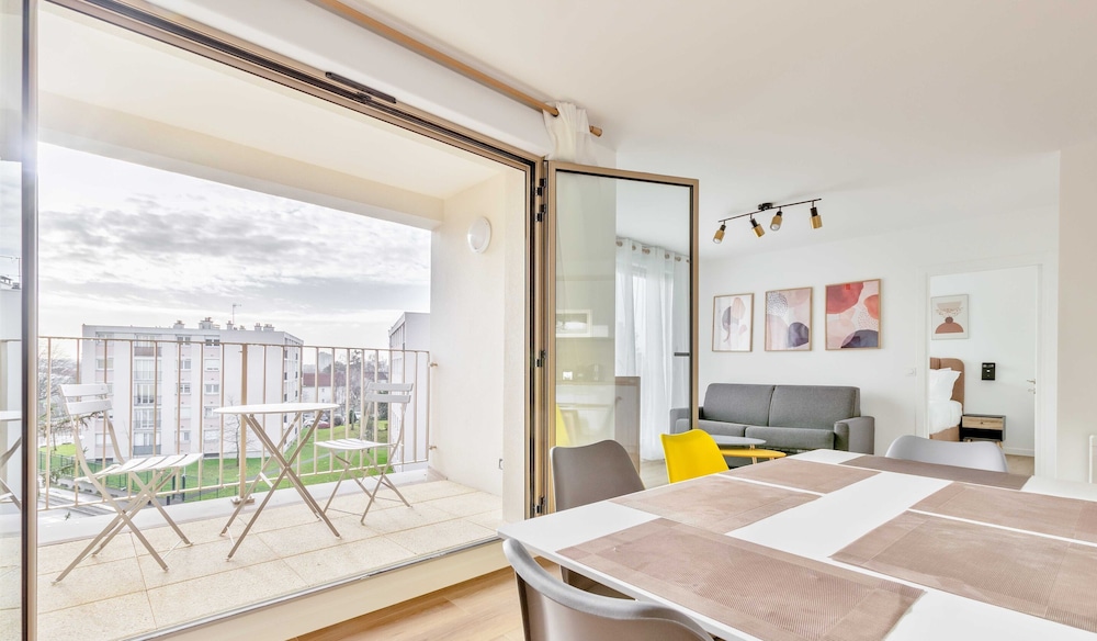 Bright apt With Balcony -6p-proche Disney/paris