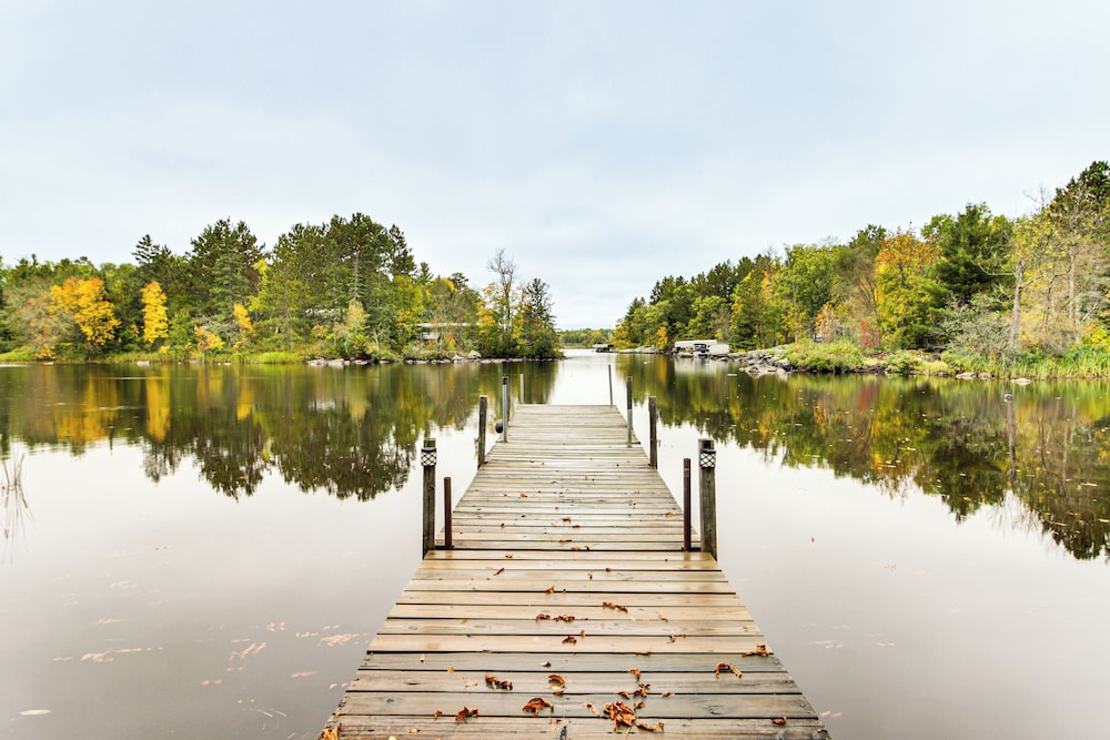Sauna + Deck: Wooded Cabin on Lake Vermilion!