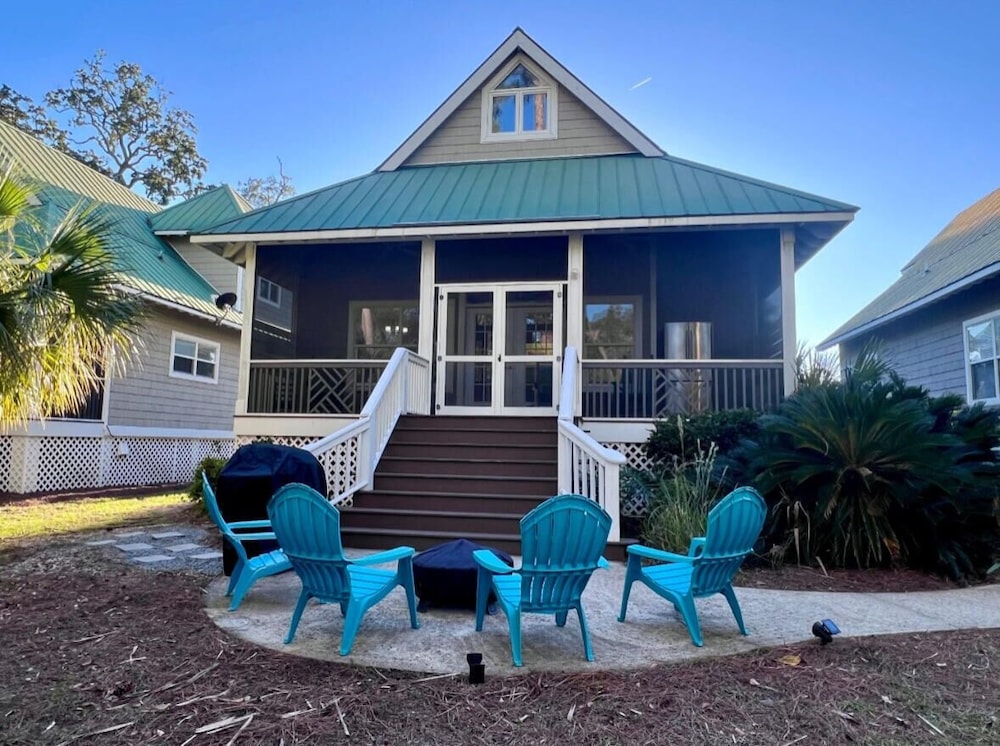 Charming Coastal Retreat on Fripp Island - 3br/3ba With Golf Course Views