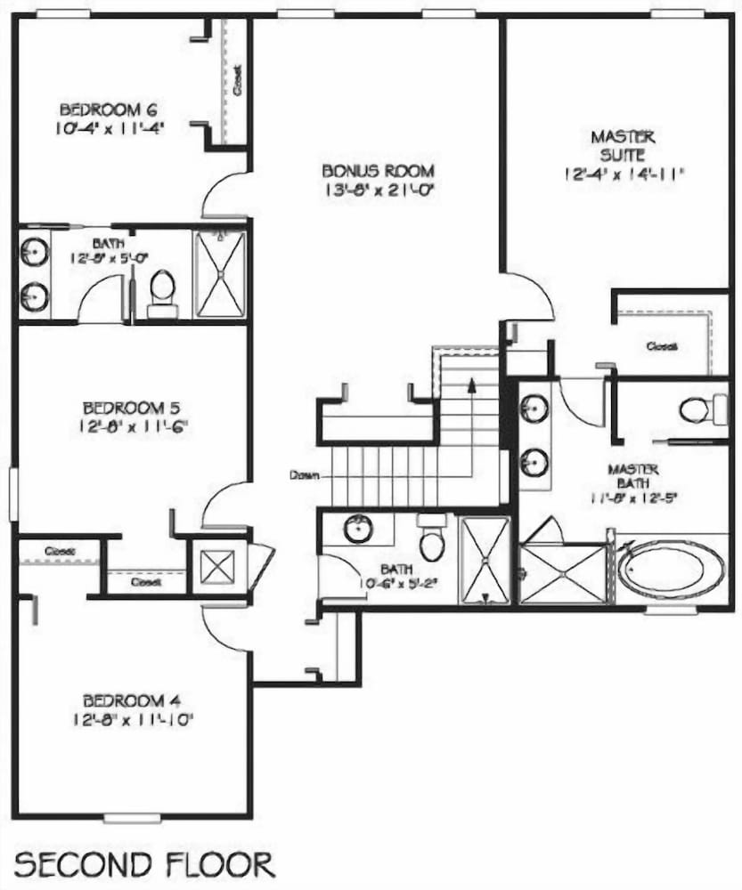Luxurious 6br Villa In Champions Gate Pool, Spa & Near Disney 6 Bedroom Villa