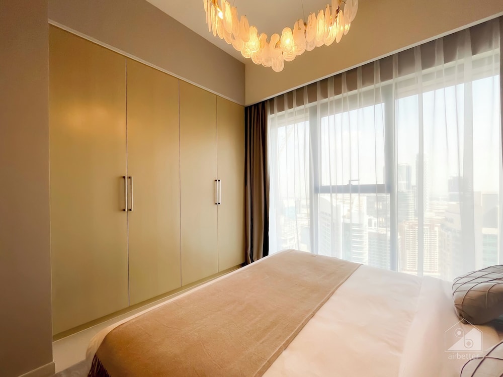 Extreme Luxury Burj Royal Balcony and Downtown View