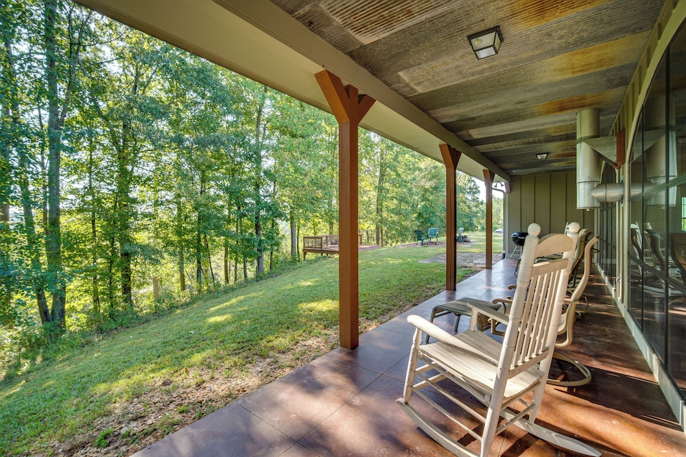 'river Bend Lodge' Heflin Home in the Woods! view 2