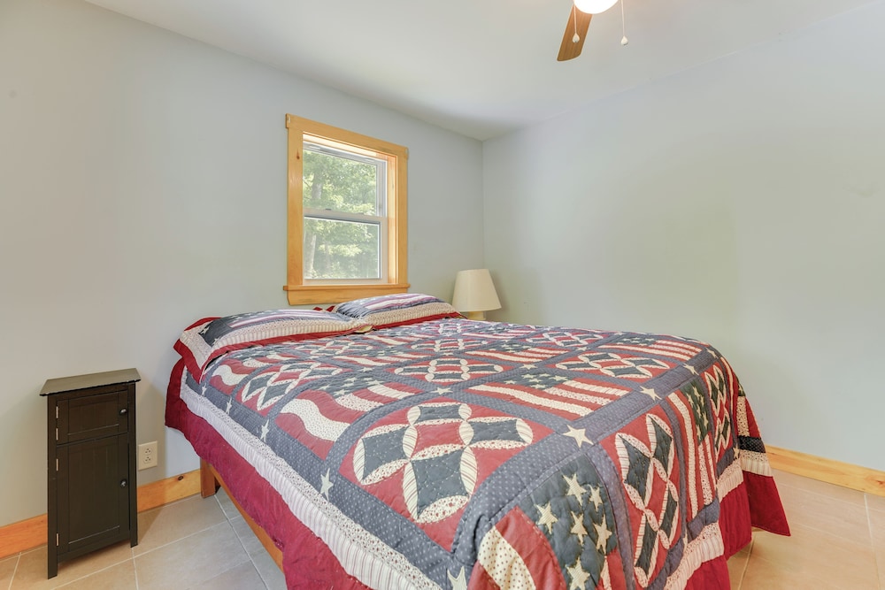 Fish + Hike: Wooded Home w/ Deck in Dexter
