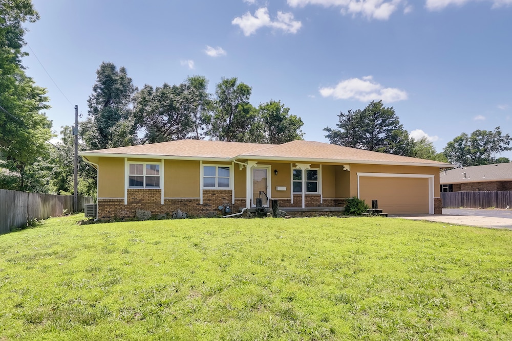 Group Getaway w/ Private Yard in Wichita!