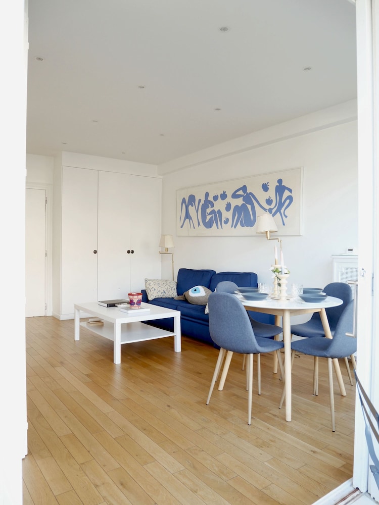 Deauville Plage - Balcon Vue Mer Ville Pied