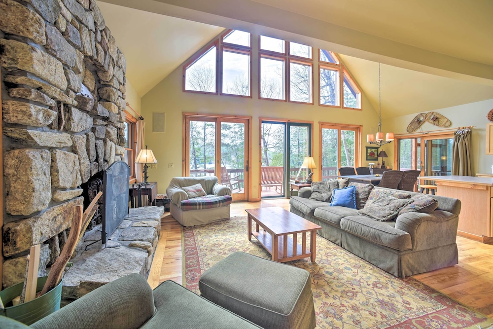 Adirondack Oasis: Lake House w/ Dock + Deck!