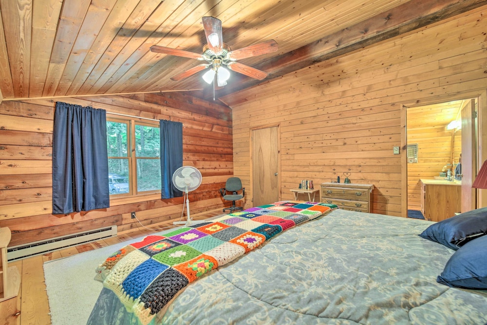 Scenic Creekside Cabin w/ Wraparound Porch! view 5