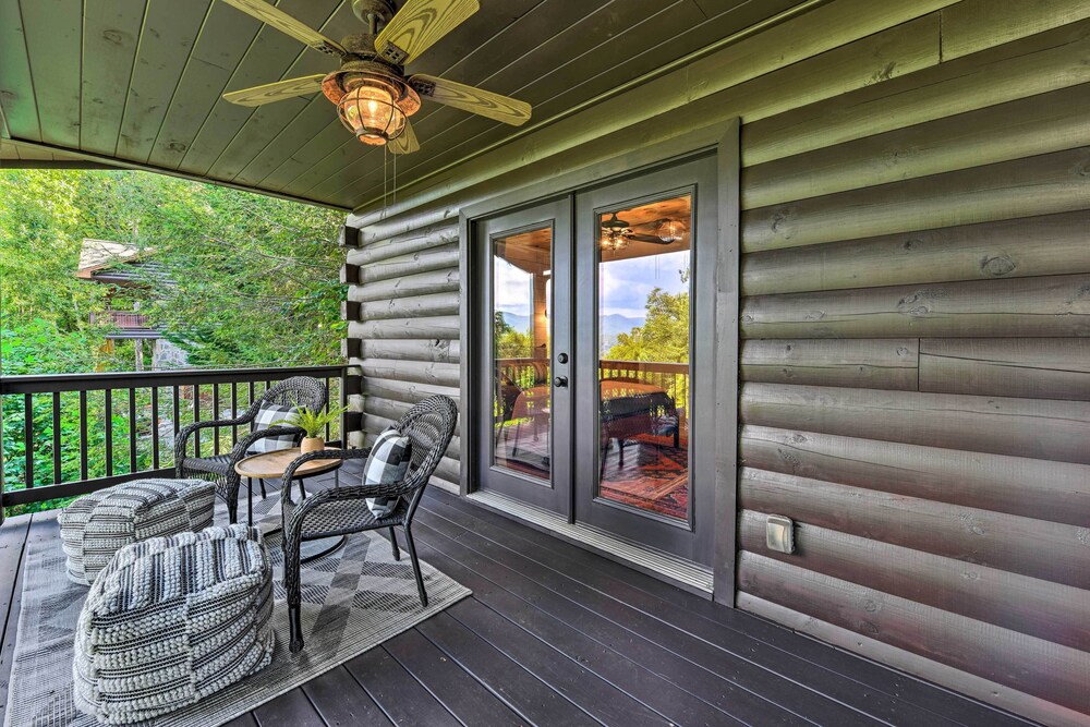 Mountain-view Bryson City Home w/ Hot Tub! view 4