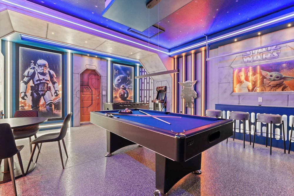 Epic Family Villa Pool Theater Themed Bedrooms
