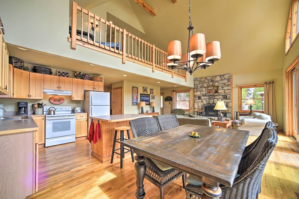 Adirondack Oasis: Lake House w/ Dock + Deck!