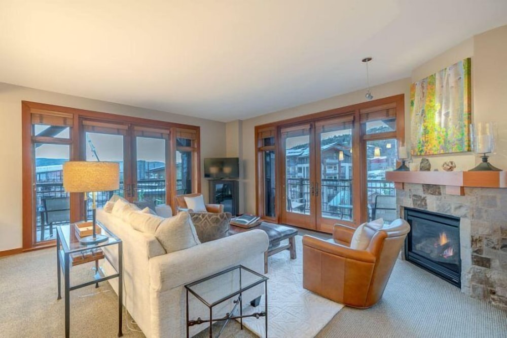 Luxury Ski in, Ski out 2 Bedroom Mountain Resort Vacation Rental in the Heart of Snowmass Base Village view 4