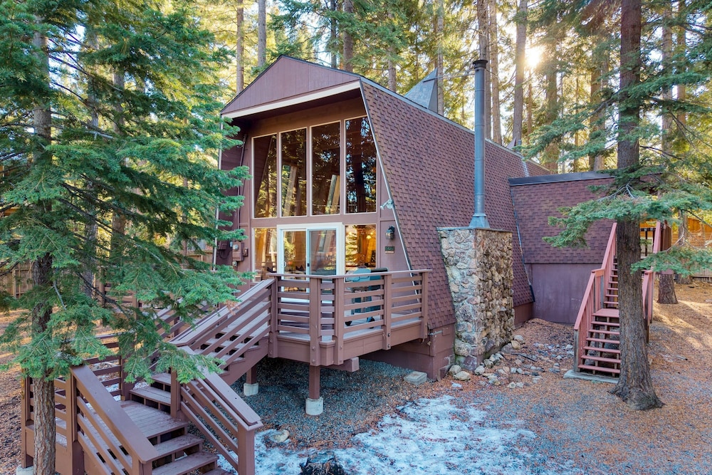 Lundy Bearden Serene Tahoe Retreat With Deck Fireplace and Forest Views
