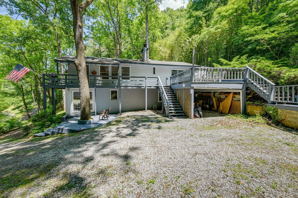 Fireside Relaxation: Smoky Mountain Gem w/ Hot Tub view 5