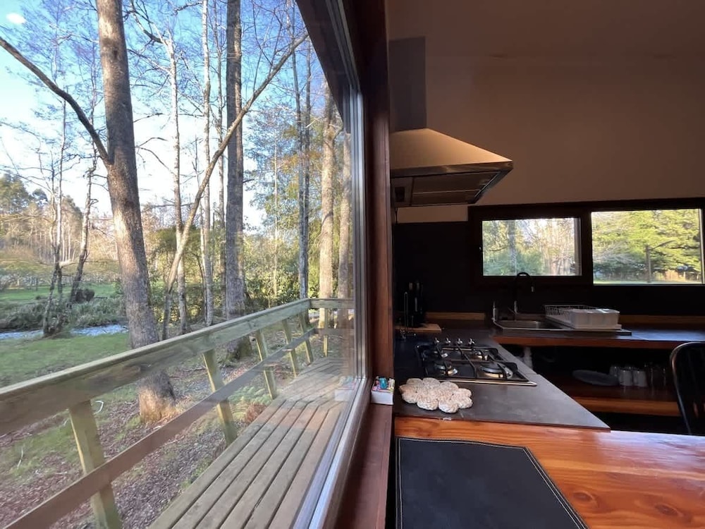 Caba a Alerce BBQ Home Office Wood Hot Tub