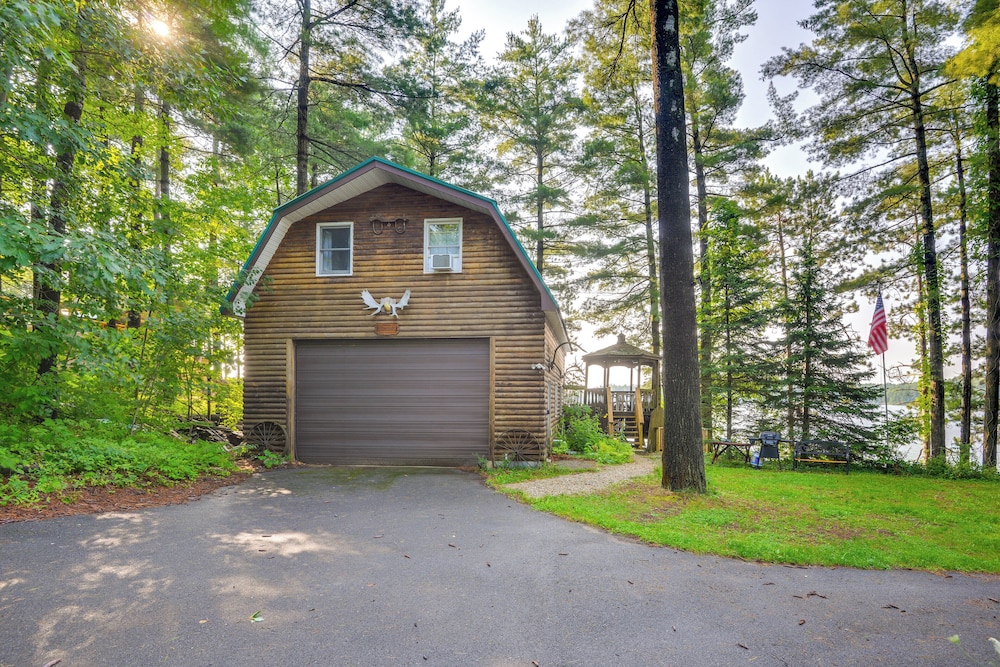 Lakefront Harrisville Cabin w/ Dock & Decks! view 5