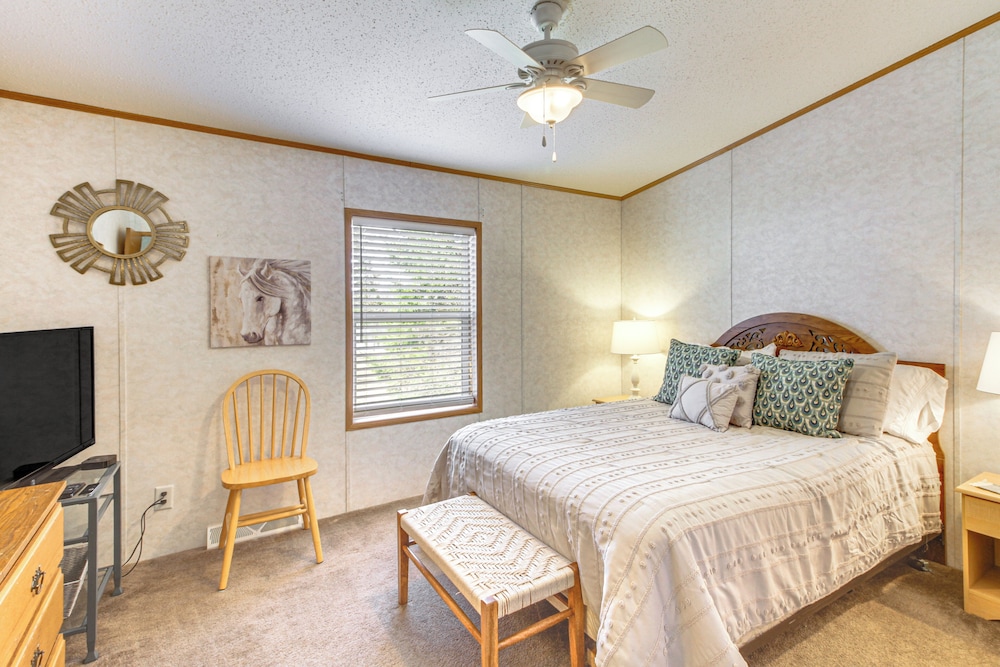 Tenstrike Lake House on 60 Acres: Hike & Fish!