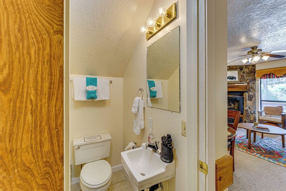 Bike, Hike & Ski: Creek-view Condo in Red River!