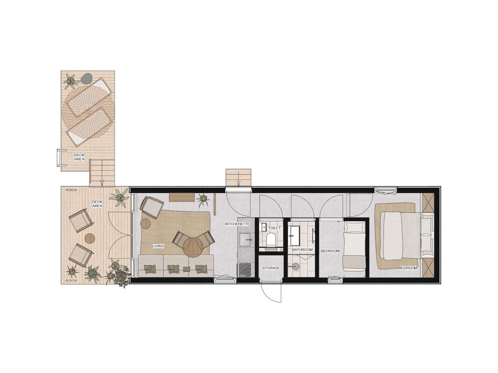 Modern Lodge on the Water in a Holiday Park view 4