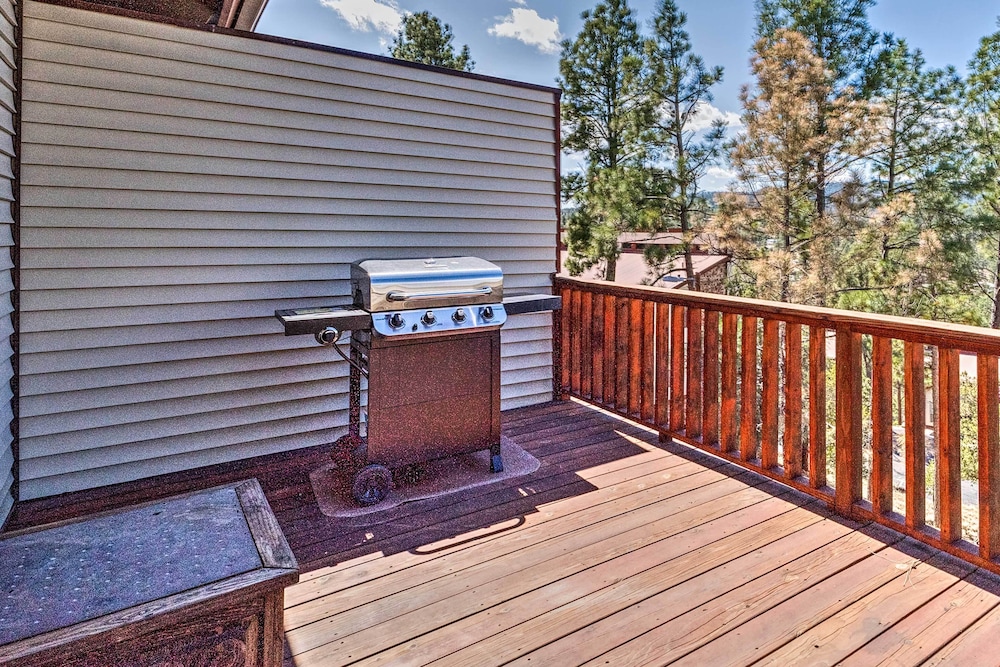 Modern Ruidoso Condo w/ Deck, Grill & Views! view 2