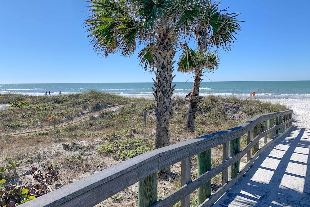 Large Balcony & Water Views: Indian Shores Condo! view 5