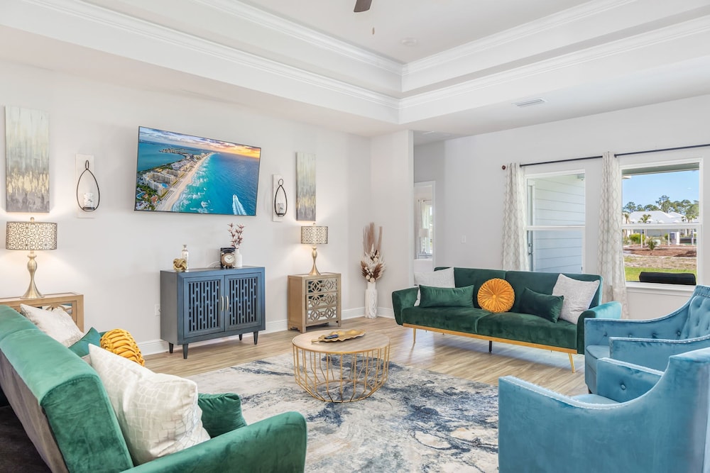 Sunset Shores Modern Oasis by the Sea