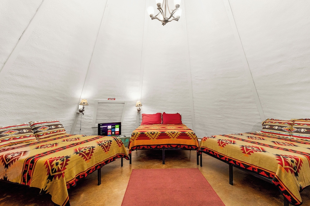 Tipis on the Guadalupe