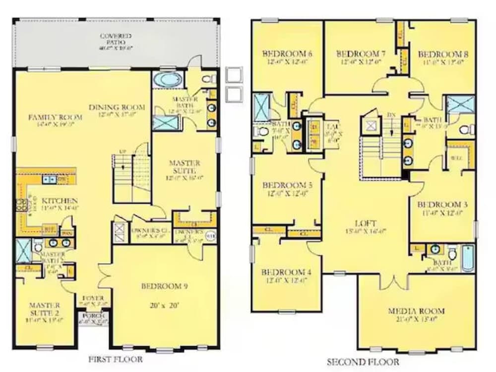Lakeview 9bedroom Home Private Pool Game Theater
