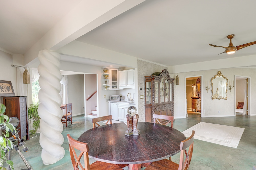 Unique Mountain-view Dome Home in Weaverville