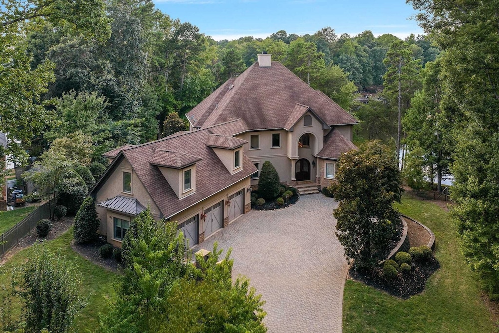 Livin' Large Lake Norman Estate w/ Pool, Dock, Game Room & Scenic Views